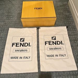 2022 Fendi sneaker box with dust bags